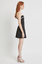 LN Bow Detail Pleated Skirt Mini Dress