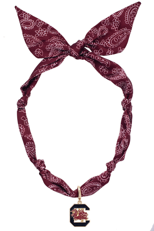 CV Gamecocks Bandana Scarf Necklace