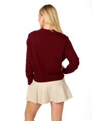 SE Script Carolina Embroidered Sweater