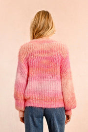 MBN Tie-Dye Cable Knit Sweater