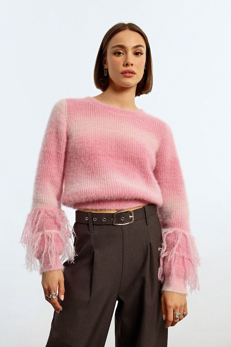 MBN Tie And Dye Sweater W/Fringe – Miss Cocky