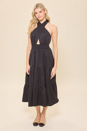 IDT Halter Neck Midi Dress