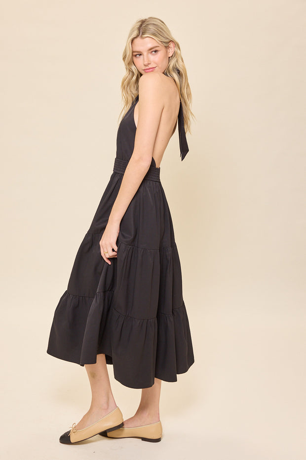 IDT Halter Neck Midi Dress