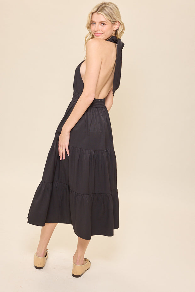 IDT Halter Neck Midi Dress