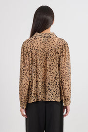 MBN Long Sleeve Printed Blouse