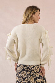 MBN Bow Sleeve Sweater
