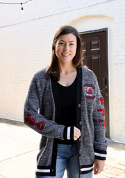 ES Women's Basketball Vermillion Cardigan