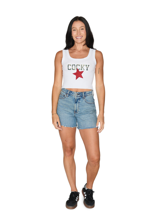 LJ Camo Cocky Tank Top