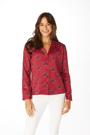 SE Gamecock Button Up LS Top