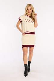 SE Cocky Embroidered Varsity Sweater