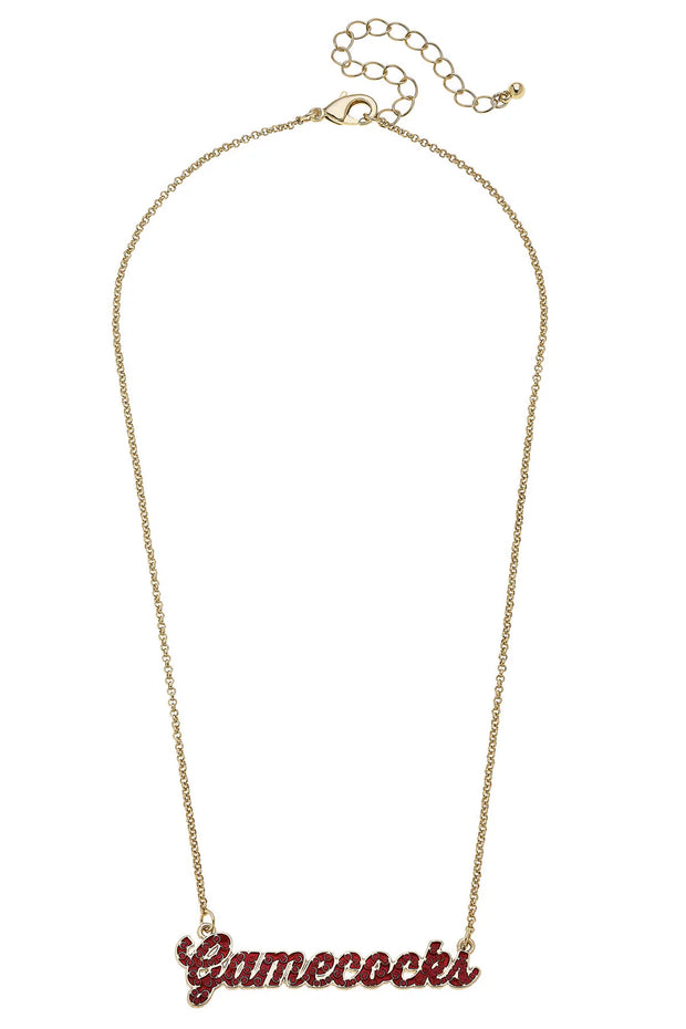 CV Pave Gamecocks Necklace