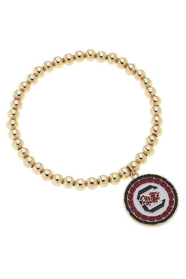 CV Block C Pave One Row Bracelet