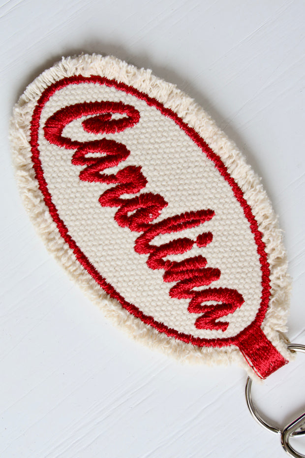 IT Keychain- Carolina Script