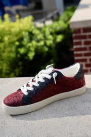 CT Maroon and Black Glitter Sneaker