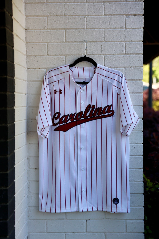 UA Pinstripe Baseball Jersey