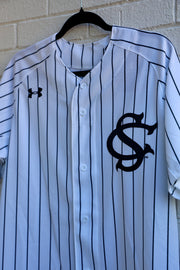 UA Pinstripe Baseball Jersey