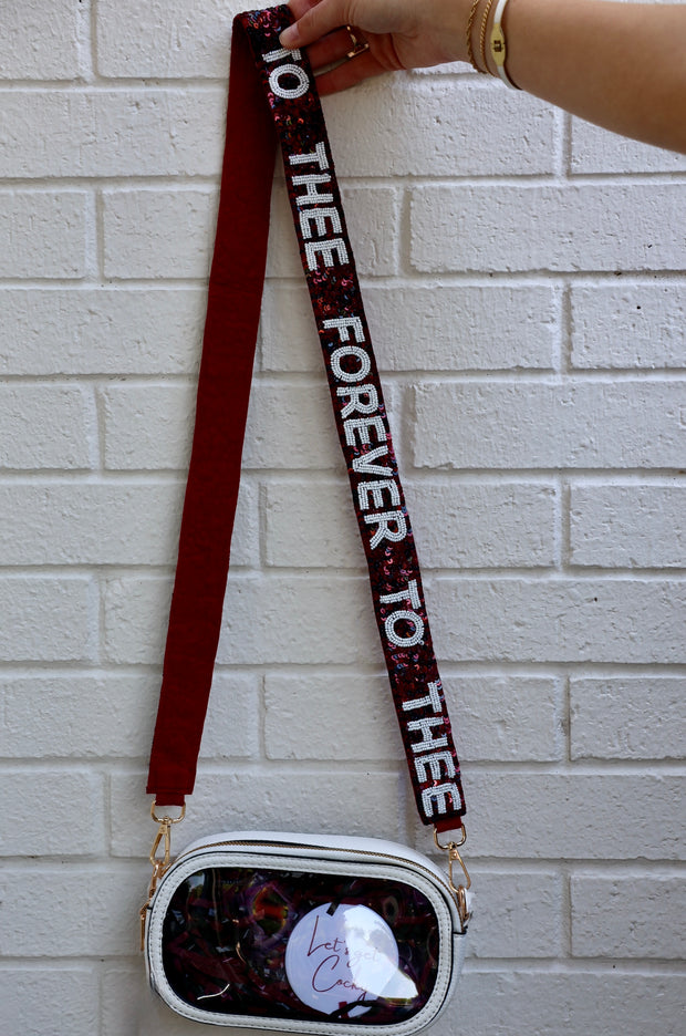 CD Sequin Beaded Forever To Thee Purse Strap