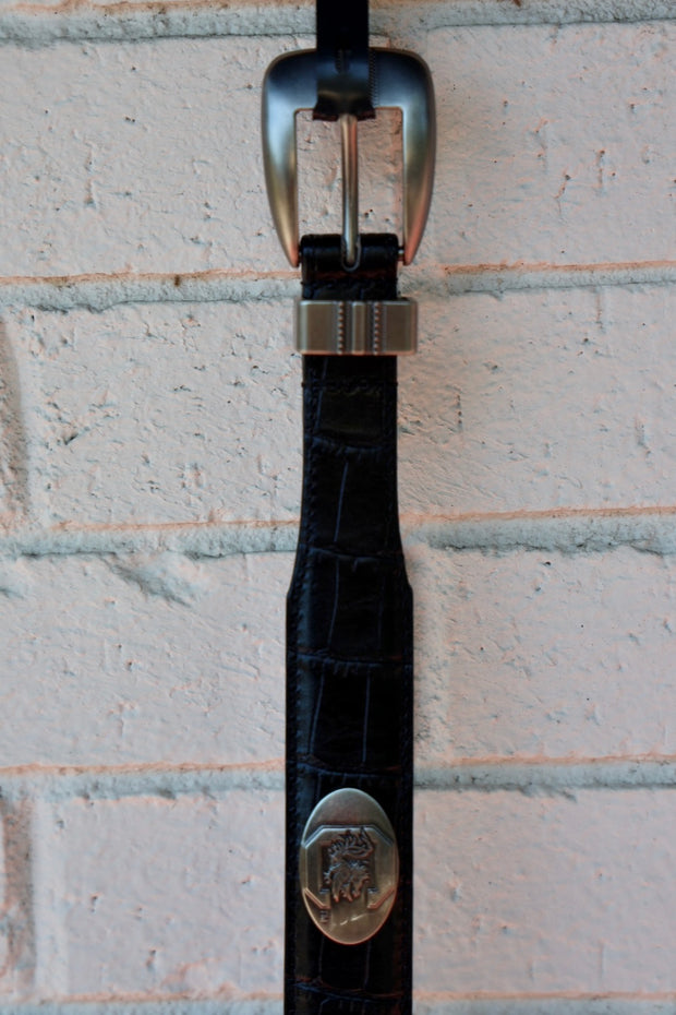 ZP Crocodile Leather Belt