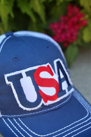 IT USA Trucker Hat - Royal Blue