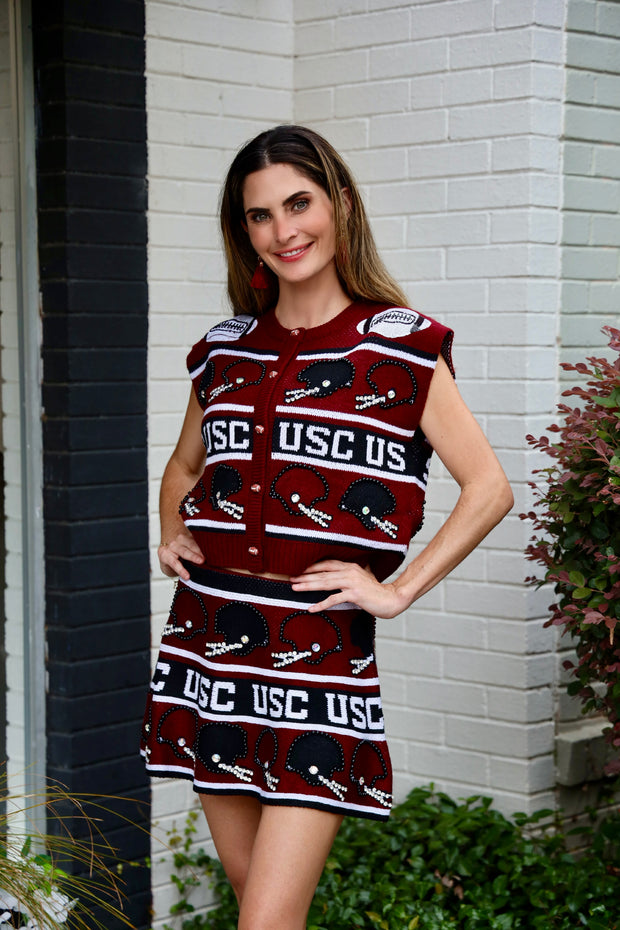 QS South Carolina Football Helmet Stripe Vest
