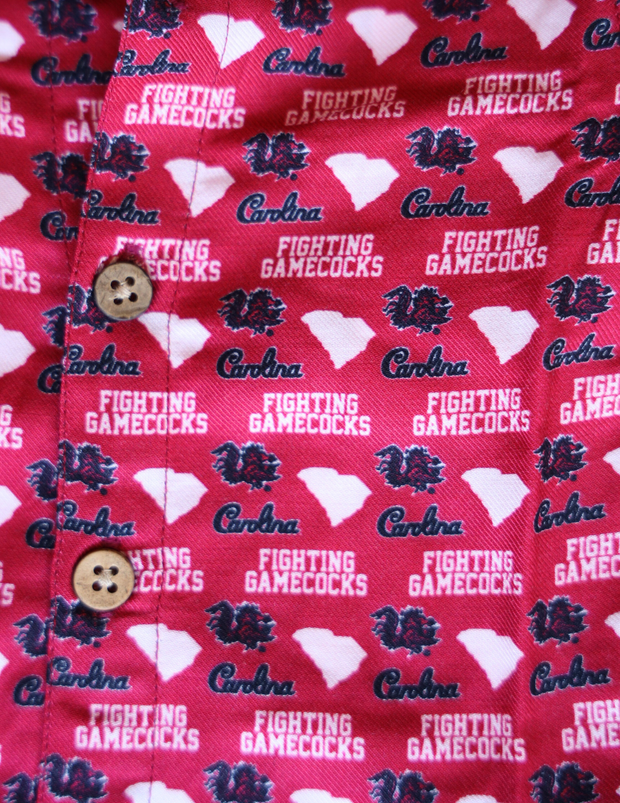 SE Gamecock Unisex Twill Button-Up Onesie