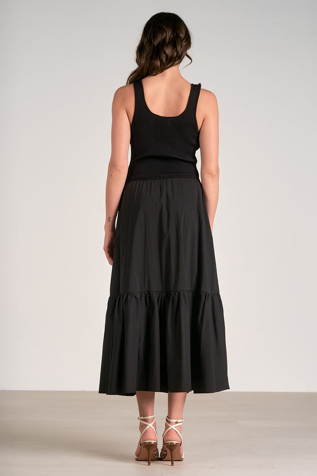 tank top dress maxi Kranda Summer Dresses for Women 2025 Sleeveless Tank Dress Square Neck Casual Tank Top Long Beach Sundress Tiered Maxi Dress with Pockets,Black S at Amazon Women's Clothing store