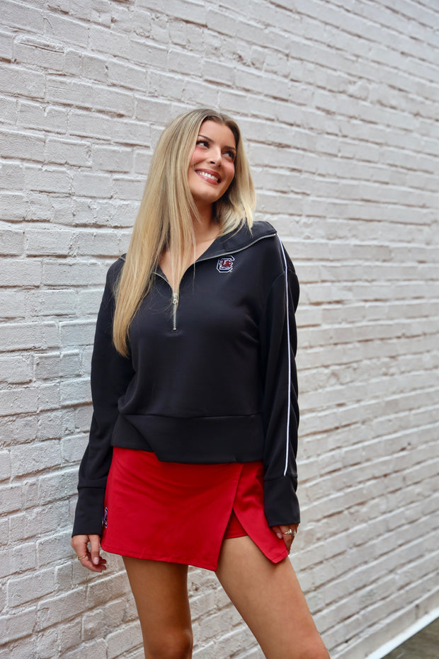 ZZ Cursive Carolina 1/2 Zip Pull Over