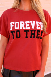SE "Forever To Thee" Boxy Chenille Shirt