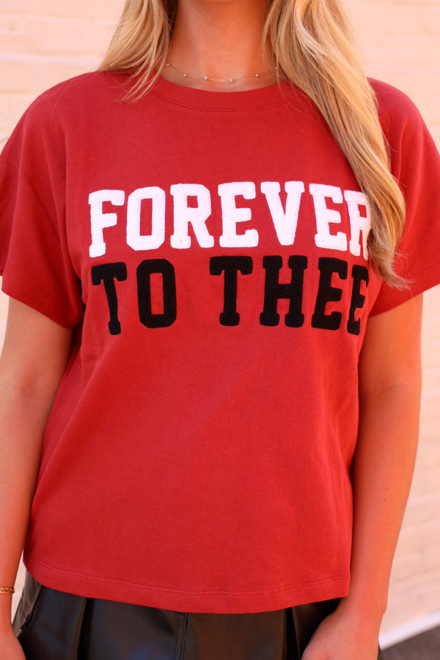 SE "Forever To Thee" Boxy Chenille Shirt
