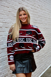 QS USC Vintage Football Helmet Turtle Neck