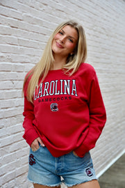 ZZ Embroidered Carolina Crewneck