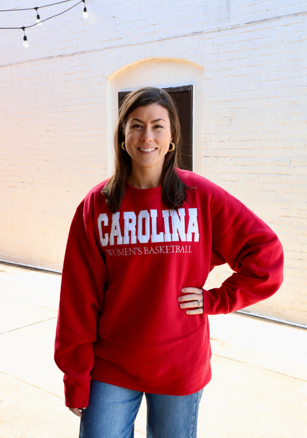 ZZ Carolina Women's Basketball Crewneck