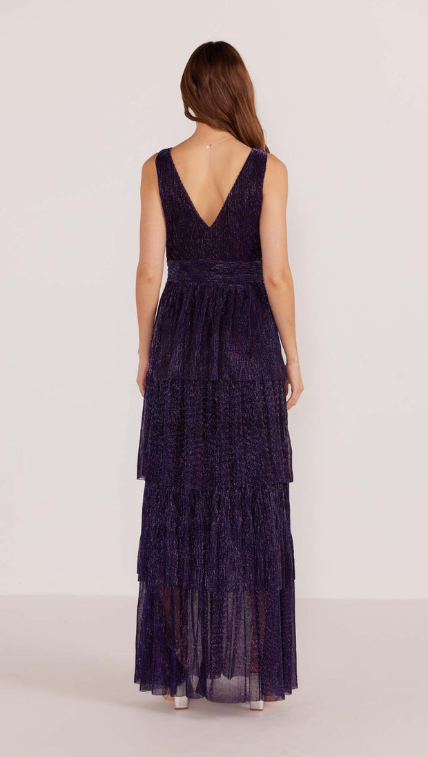 MKP Enya Lurex Plisse Midi Dress Miss Cocky MKP Enya Lurex Plisse Midi Dress Miss Cocky