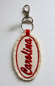 IT Keychain- Carolina Script
