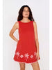 MKP Amaya Embroidered Mini Dress