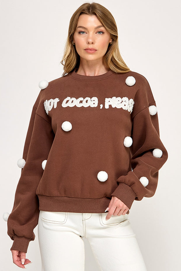 TV Hot Cocoa Please Sweatshirt