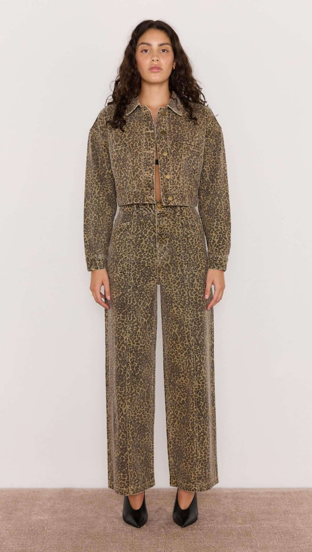 MKP Anouk Animal Print Crop Jacket