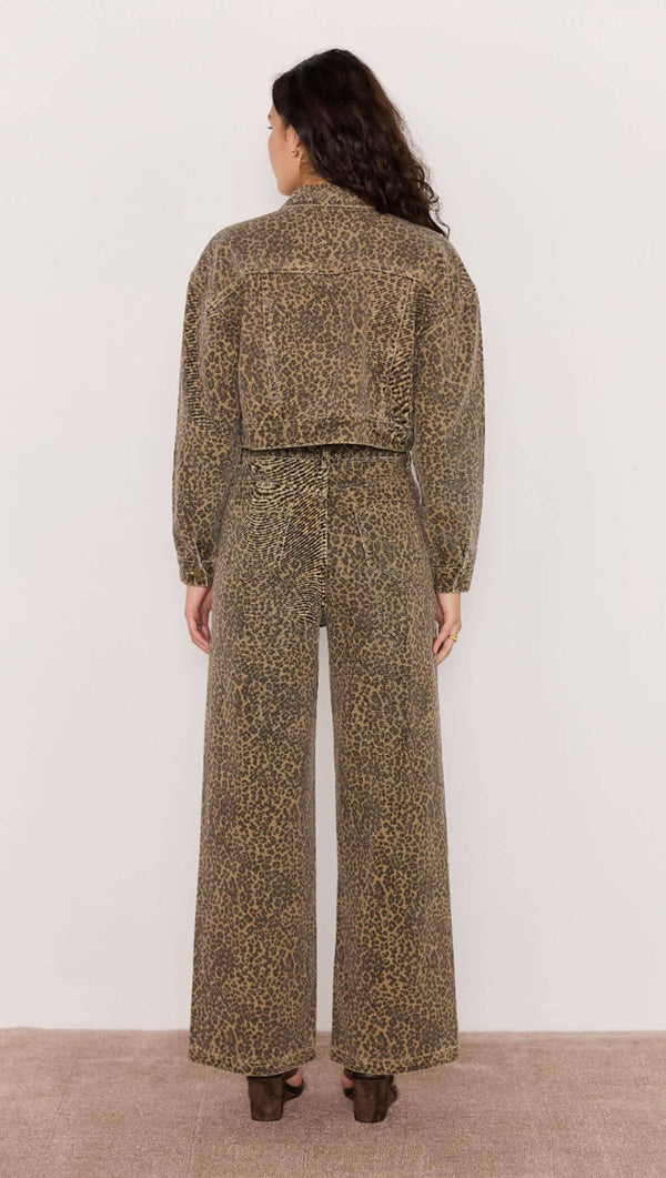 MKP Anouk Animal Print Crop Jacket
