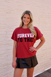 SE "Forever To Thee" Boxy Chenille Shirt