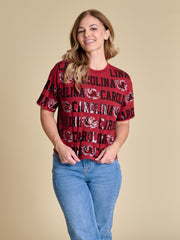 SE Sequin Repeat Tee SC