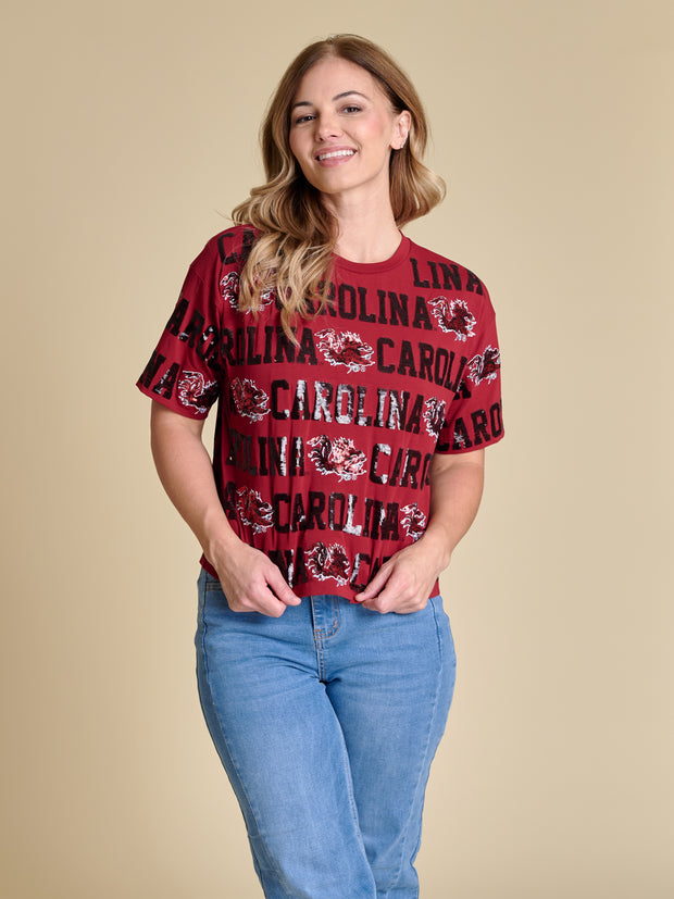 SE Sequin Repeat Tee SC