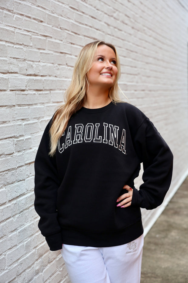 ZZ Embroidered Carolina Crewneck