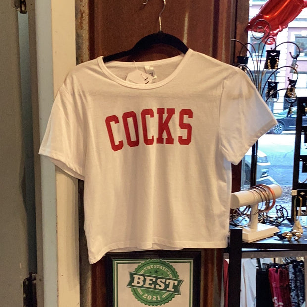 ZZ Cropped Cocks Tee