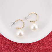 SJ South Carolina Pearl Hoop Earrings