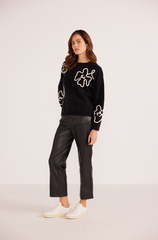 MKP Floral Knit Sweater