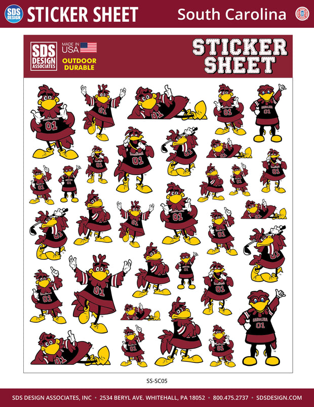 SDS Sticker Sheet - Cocky Variety