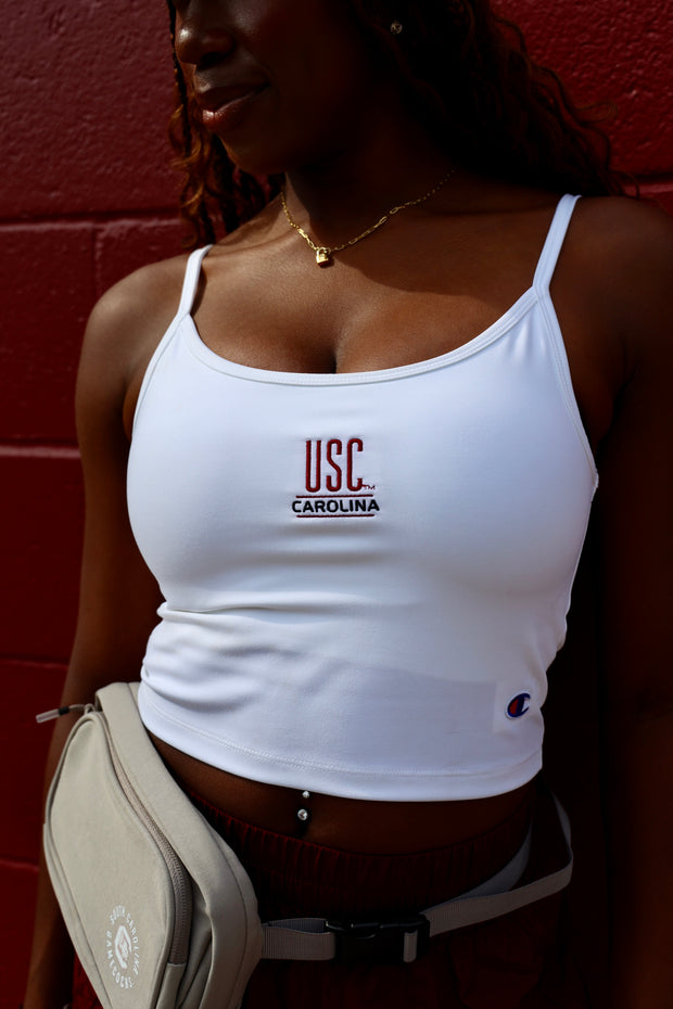 CN Athletic USC Carolina Crop Tank