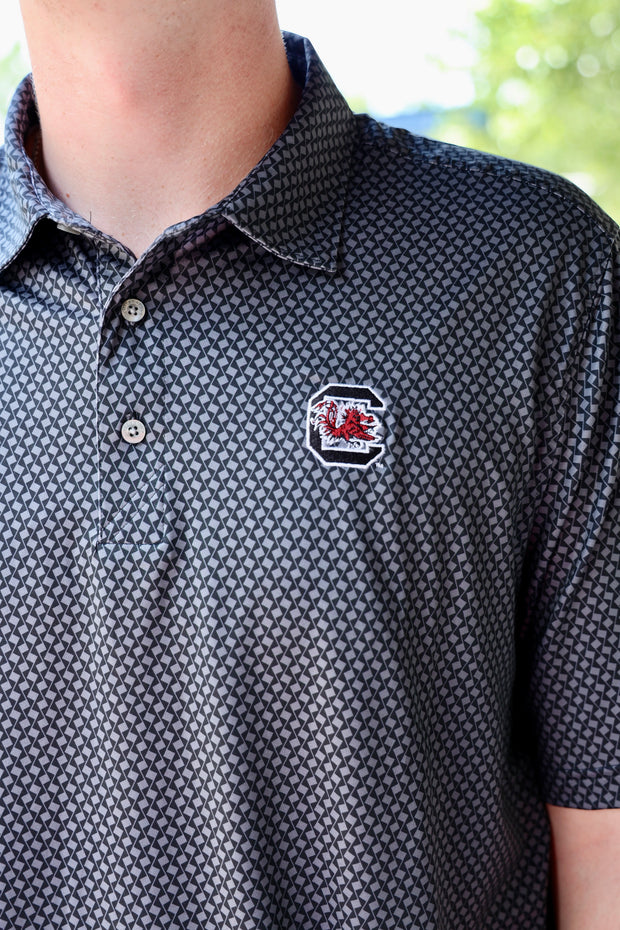 CB Pike Eco Symmetry Print Polo