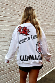 QS USC Big Icons Scattered All Over Sweatshirts
