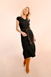 MBN Belted Ladies Knitted Dress